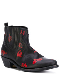 Golden Goose Deluxe Brand Floral Detail Boots