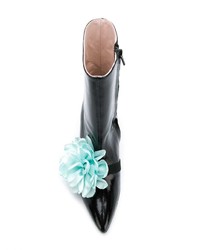Leandra Medine Flower Ankle Boots