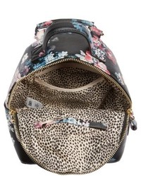 Mini Floral Faux Leather Mini Backpack