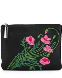 Christopher Kane Floral Embroidered Clutch