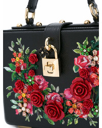 Dolce & Gabbana Floral Embroidered Box Bag
