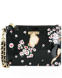 Moschino Floral Burnt Effect Clutch