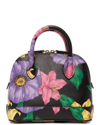 Balenciaga Black Xxs Ville Floral Bag