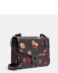 Coach Page Shoulder Bag In Floral Print Leather