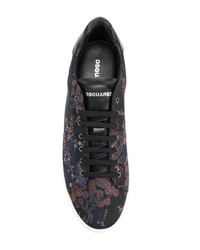 DSQUARED2 Floral Print Sneakers