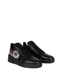 Giuseppe Zanotti Forever Bloom Leather Sneakers
