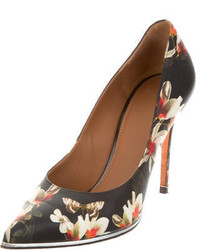 Givenchy Floral Leather Pumps