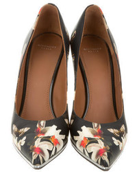 Givenchy Floral Leather Pumps