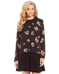 Cece By Cynthia Steffe Floral Daydream Print Blouse