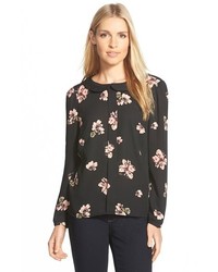 Cynthia Steffe Cece By Floral Daydream Long Sleeve Blouse