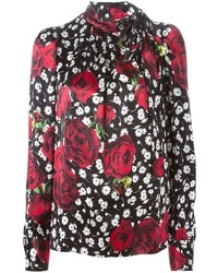 Dolce & Gabbana Rose Print Blouse