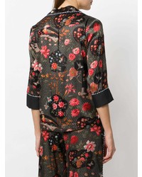 Shirtaporter Floral Fitted Blouse