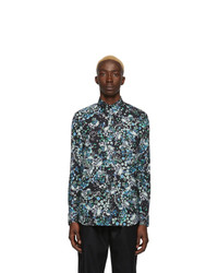 Givenchy Black And Multicolor Floral Shirt