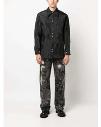 Andersson Bell Floral Embroidered Long Sleeve Shirt