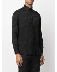 Saint Laurent Floral Jacquard Shirt