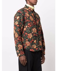 Kenzo Floral Print Button Up Shirt