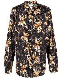 PS Paul Smith Floral Print Button Up Shirt