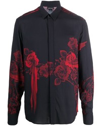 Just Cavalli Floral Print Buttoned Shirt
