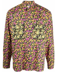 Paul Smith Floral Print Cotton Lyocell Blend Shirt