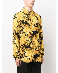 Just Cavalli Floral Print Long Sleeve Shirt