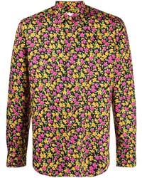 Paul Smith Floral Print Long Sleeved Shirt