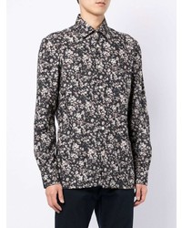 Kiton Floral Print Shirt