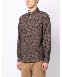 PS Paul Smith Folk Floral Long Sleeve Shirt