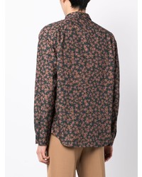 PS Paul Smith Folk Floral Long Sleeve Shirt