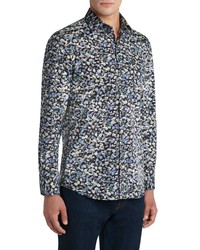 Bugatchi Liberty Shaped Fit Floral Stretch Button Up Shirt