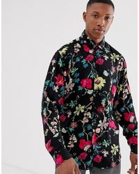 Jack & Jones Premium Long Sleeve Floral Print Shirt