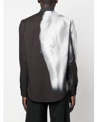 Alexander McQueen Solarized Flower Cotton Shirt