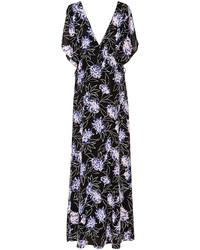 Thakoon Addition Vintage Silk Floral Print Maxi Dress