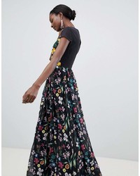 Ted Baker Embroidered Floral Mariz Maxi Dress