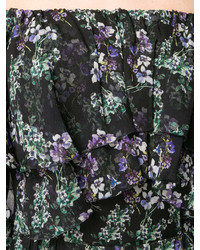 Blumarine Floral Off The Shoulder Maxi Dress