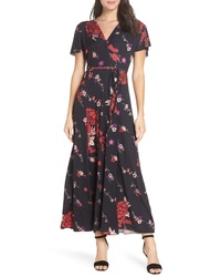 French Connection Floral V Neck Maxi Dress