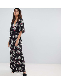 Influence Tall Kimono Sleeve Floral Maxi Dress