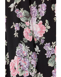 LuLu*s Lulus Length Of Love Floral Print Black Maxi Dress