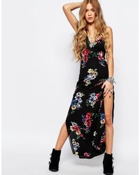 Glamorous Maxi Dress In Festival Floral Print