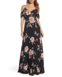 Jenny Yoo Mila Cold Shoulder Gown
