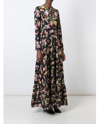 Antonio Marras Rose Embroidered Floral Dress