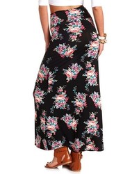 Charlotte Russe Floral Maxi Skirt