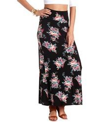 Charlotte Russe Floral Maxi Skirt