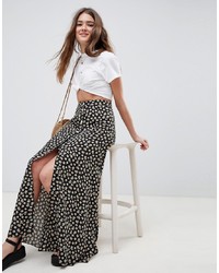 ASOS DESIGN Ditsy Floral Button Through Maxi Skirt