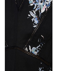 Gentle Fawn Bridges Black Floral Print Midi Dress