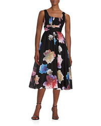 Calvin Klein Floral Print Midi Dress