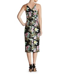 Dress the Population Mariah Floral Embroidered Midi Dress