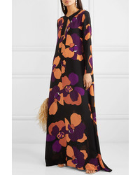 Dodo Bar Or Ninette Floral Print Silk Maxi Dress