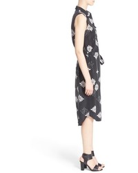 Equipment Tegan Floral Print Silk Shirtdress
