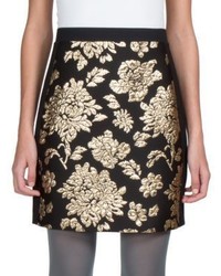 Ungaro Emanuel Floral Brocade Front Skirt