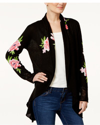 INC International Concepts Embroidered Open Front Cardigan Only At Macys